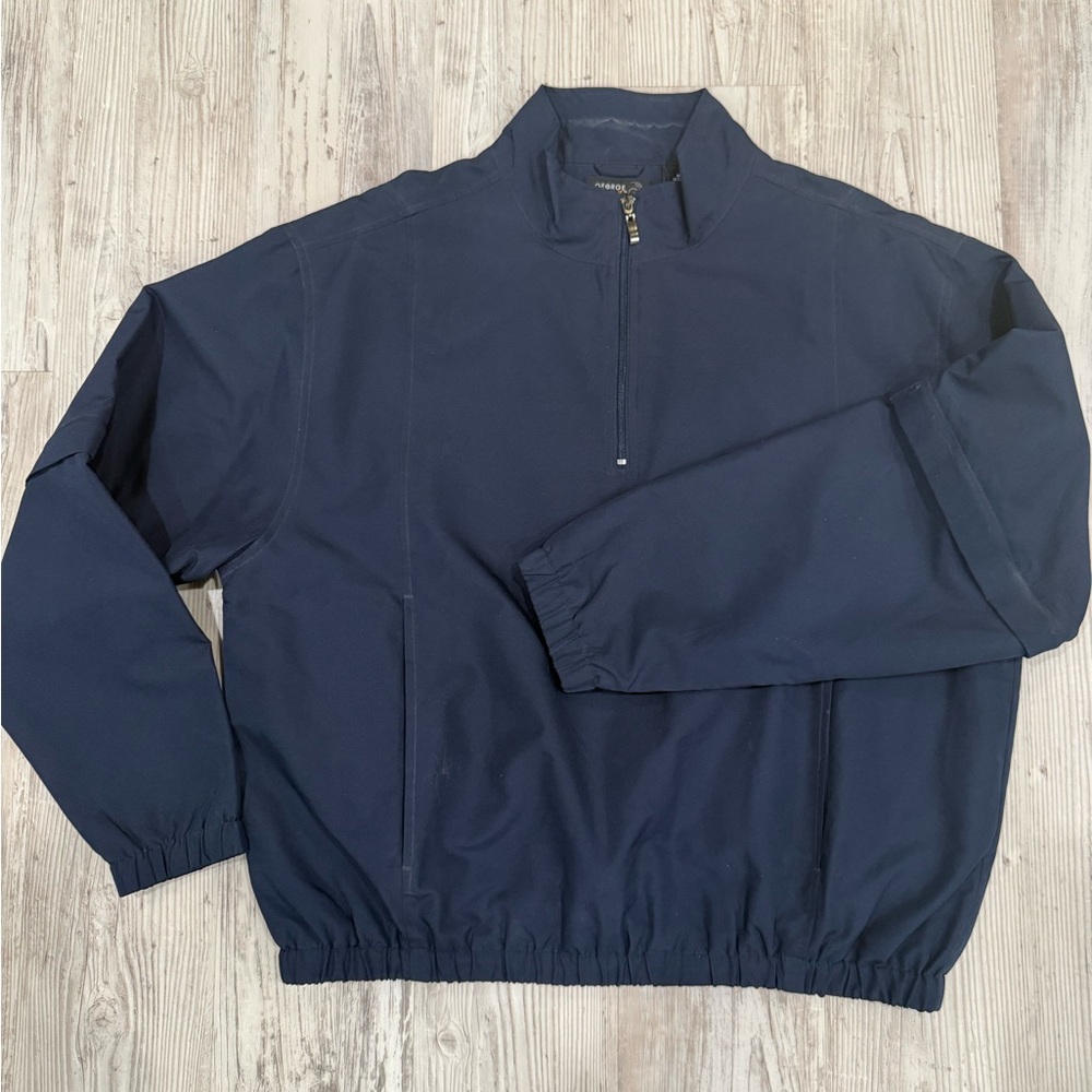 George Men's Deep Blue Windbreaker Jacket